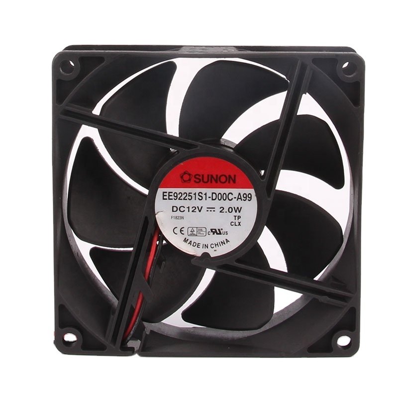 SUNON DC12v 2.0W AC EC 92X92X25MM 9025 9CM Ultra Silent Chassis Centrifugal Exhaust Industrial EE92251S1-D00C-A99 Cooling Fan